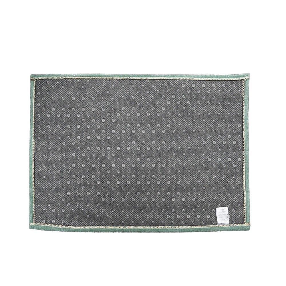 インテリアマット 50×80cm (シャビーシック/ グリーン)