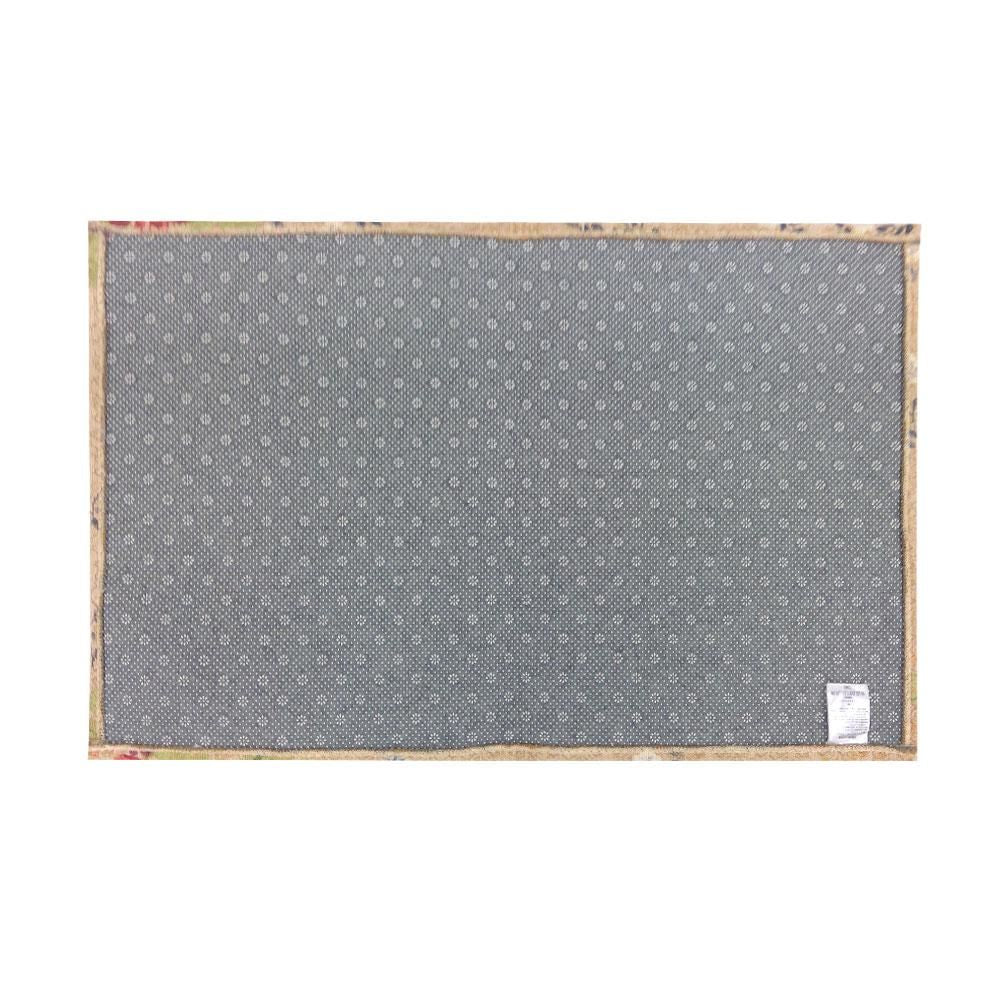 シェニールマット 50×80cm (フォレス/ベージュ)