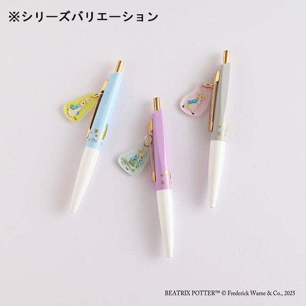 チャーム付きミニボールペン（グレー）