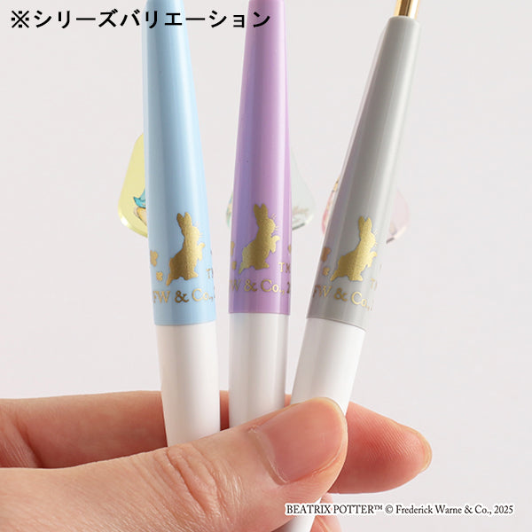 チャーム付きミニボールペン（グレー）