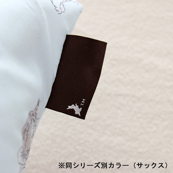 【WEB別注】巾着付き 2点セット洗いざらし(ミャオマーチ/パープル）