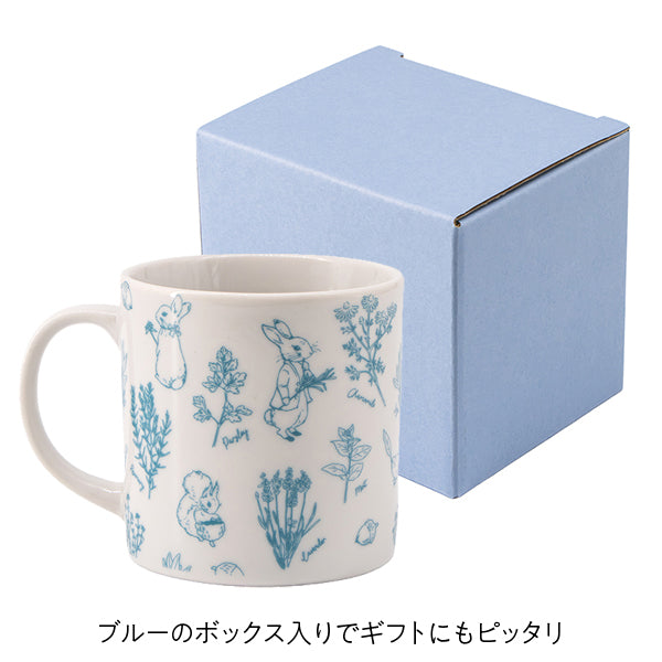 【WEB限定】美濃焼マグカップ（Herb Gardenブルー）