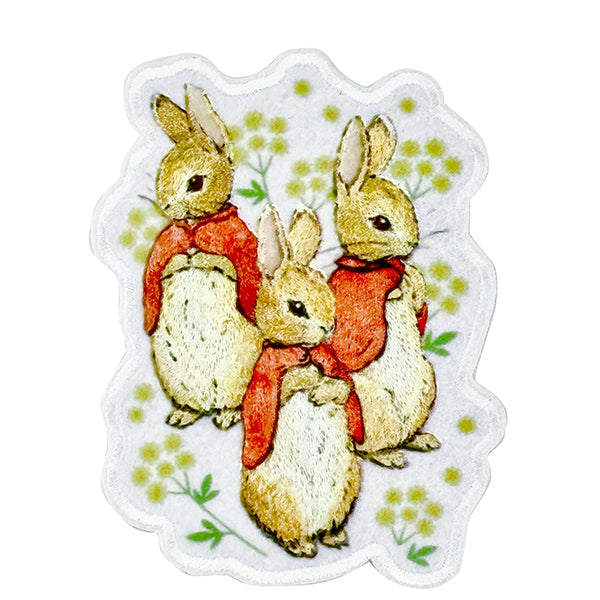 ハイクオリティ刺繍ステッカー フロプシー・モプシー・カトンテール (シール・アイロン両用)